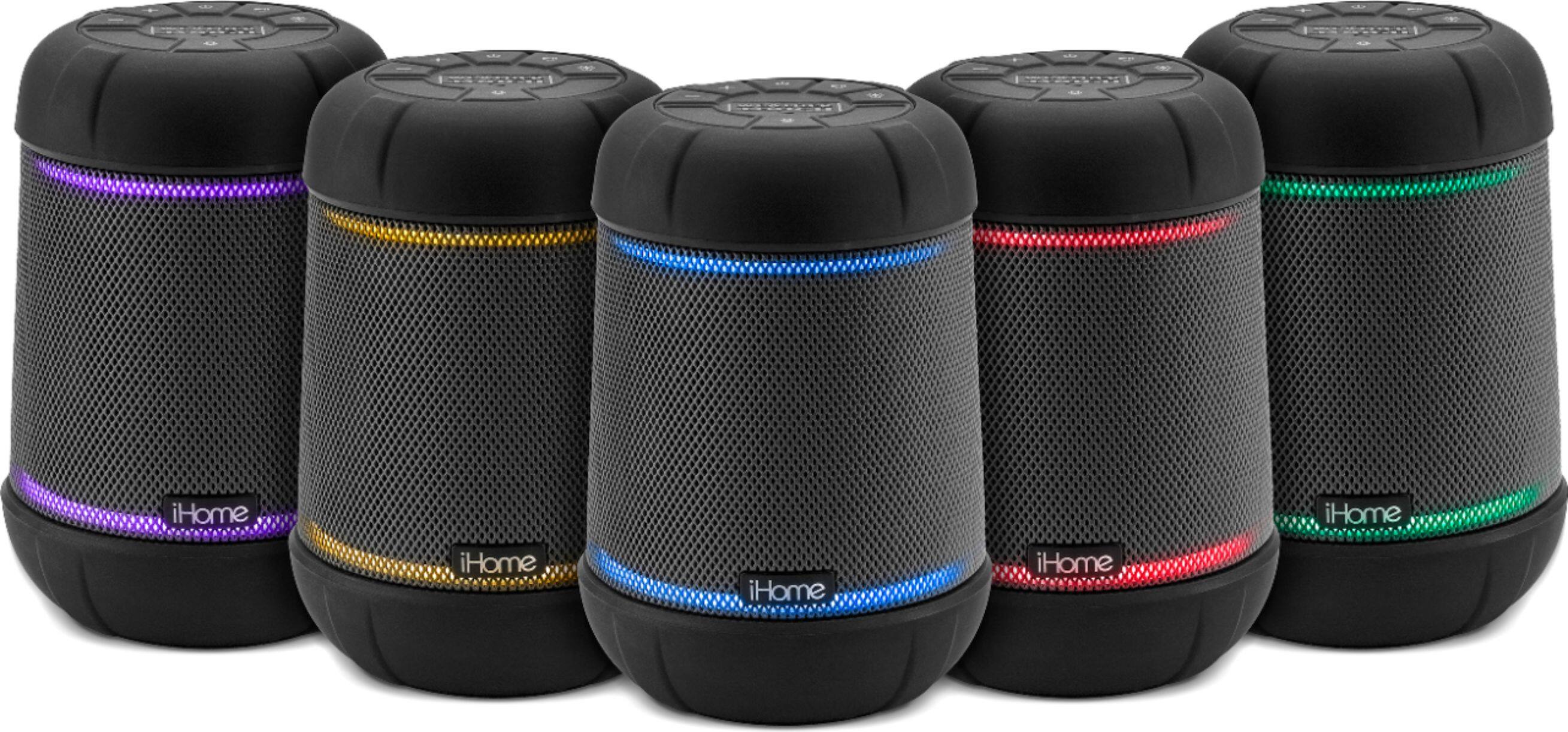 Alt View 15. iHome - IBT158 Portable Bluetooth Speaker - Black.