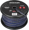 Front. KICKER - K-Series 20' Speaker Cable - Frost Blue/Frost Clear.