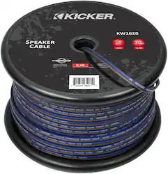 KICKER - K-Series 20' Speaker Cable - Frost Blue/Frost Clear - Front_Zoom