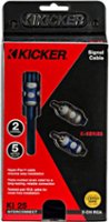 KICKER - K-Series Interconnects 16.4' Audio RCA Cable - Blue - Front_Zoom
