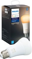 Philips - Hue White Ambiance A19 Bluetooth Smart LED Bulb - Adjustable White - Front_Zoom