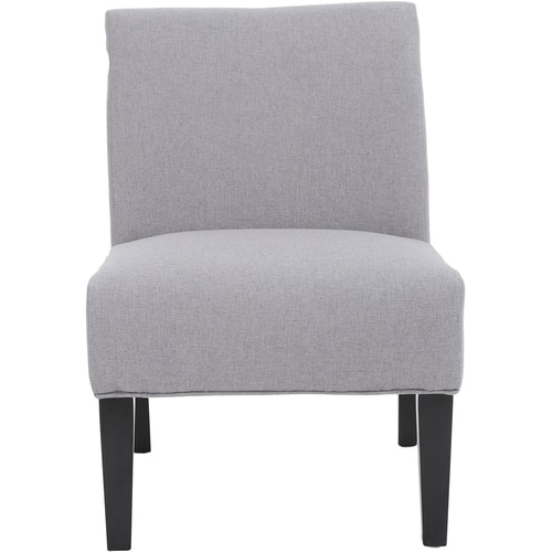 Noble House - Weymouth Fabric Accent Chair - Light Gray