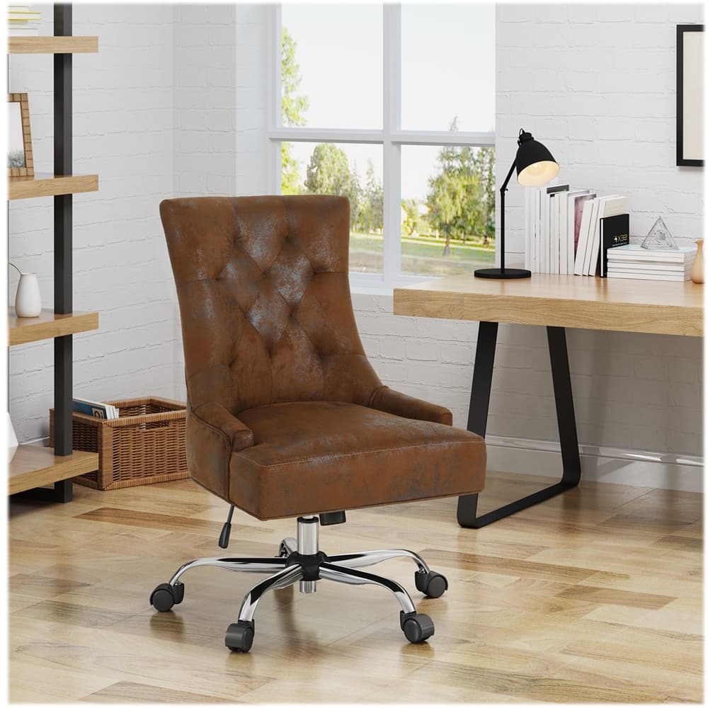 Left View: Noble House - Mound Desk Chair - Slate