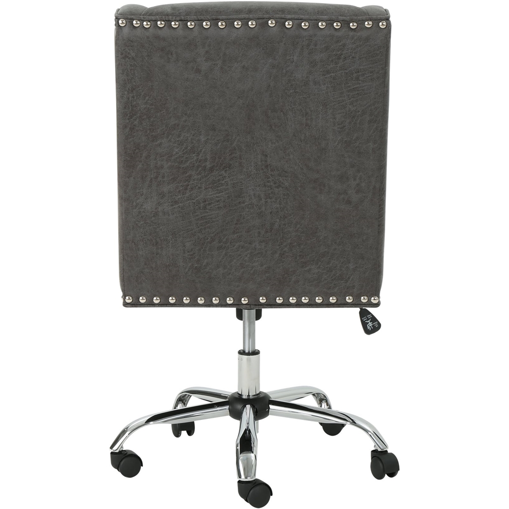 Noble House Mound Microfiber Desk Chair Slate 304856 Best Buy