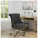 Left. Noble House - Sturgis Fabric Desk Chair - Dark Gray.