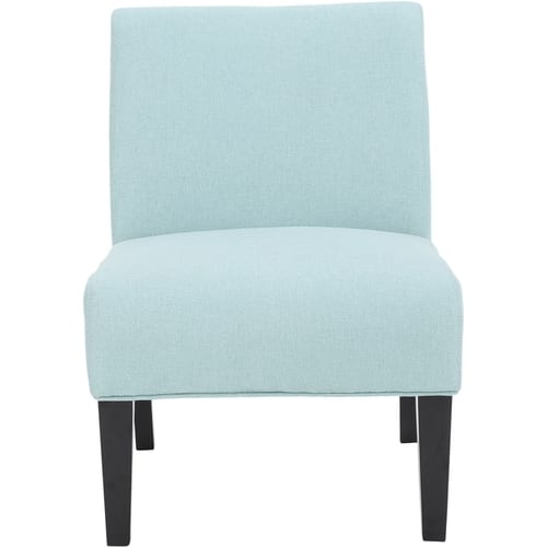 Noble House - Weymouth Fabric Accent Chair - Light Blue