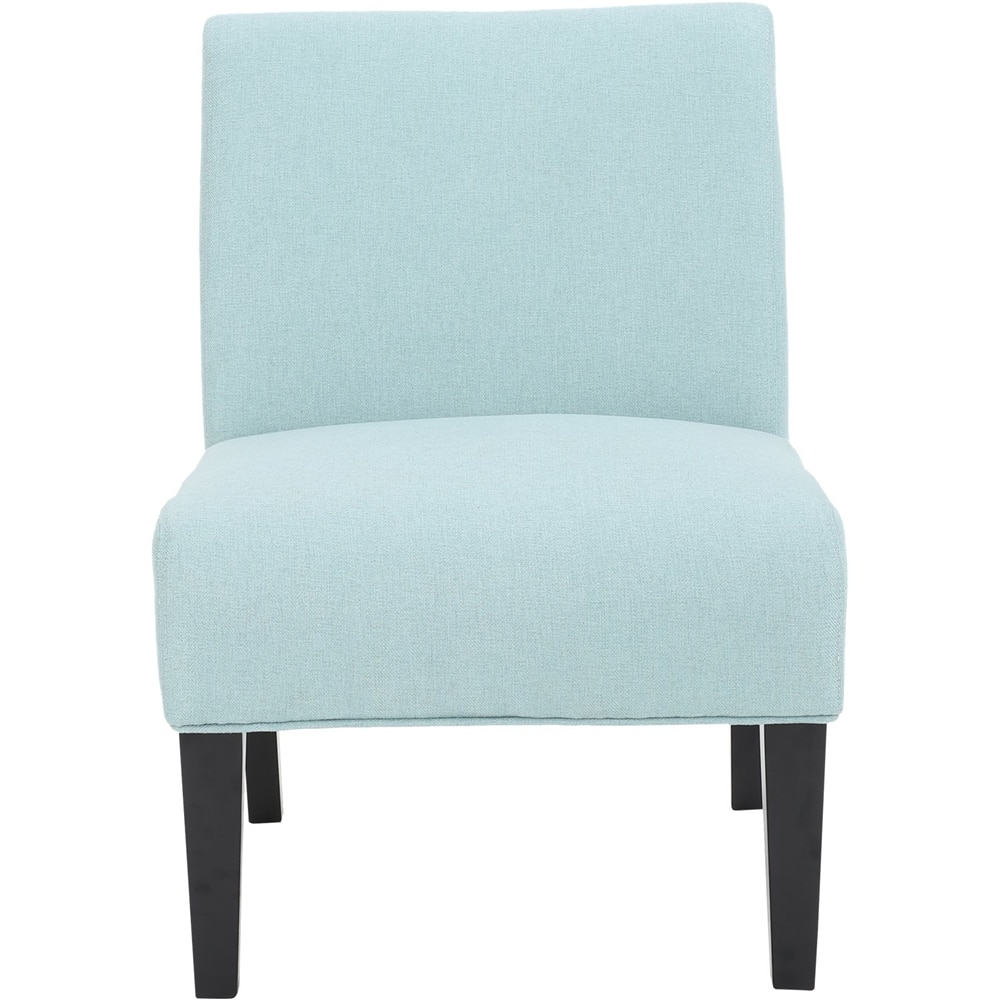 Front. Noble House - Weymouth Fabric Accent Chair - Light Blue.
