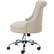 Angle. Noble House - Sturgis Fabric Desk Chair - Wheat.