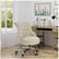 Left. Noble House - Sturgis Fabric Desk Chair - Wheat.