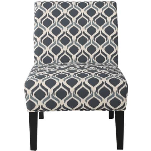 Noble House - Weymouth Fabric Accent Chair - Navy Blue