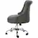 Angle. Noble House - Sturgis Fabric Desk Chair - Slate.