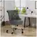 Left. Noble House - Sturgis Fabric Desk Chair - Slate.