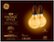 Front Zoom. GE - Vintage 280-Lumen, 4.5W Dimmable G25 LED Light Bulb, 40W Equivalent (2-Pack) - Amber.