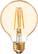 Alt View 11. GE - Vintage 280-Lumen, 4.5W Dimmable G25 LED Light Bulb, 40W Equivalent (2-Pack) - Amber.