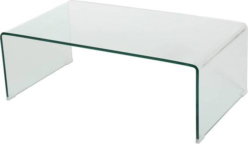 Noble House - Walsh Rectangular Tempered Glass Coffee Table