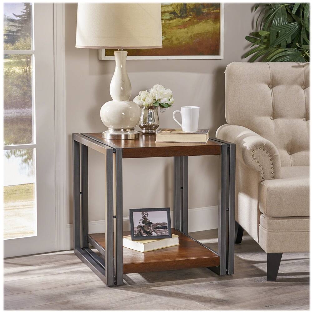 Best Buy: Noble House Dunseth Square Ash Veneer Accent Table 296326