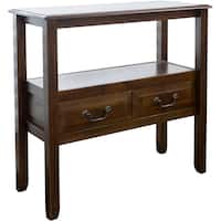Noble House - Westover Acacia Wood Accent Table - Brown Mahogany - Front_Zoom