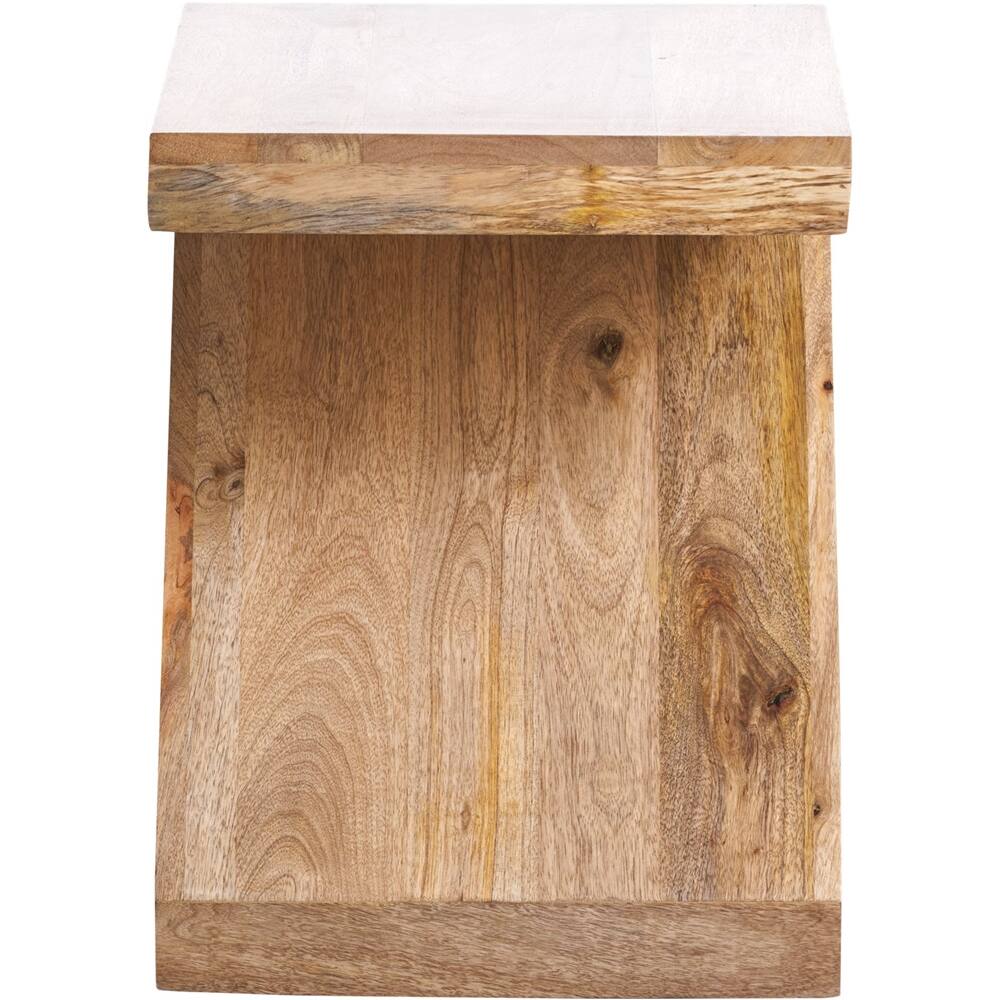 Angle View: Noble House - Clarke Square Mango Wood End Table