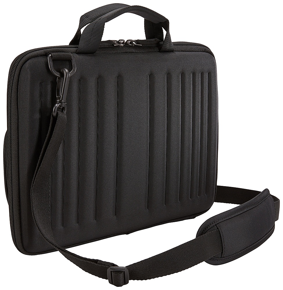 Back View: PKG - Shoulder Bag for 16" Laptop - Black