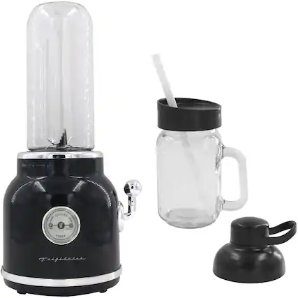 Front. Frigidaire - Retro 2-Speed Blender - Black.