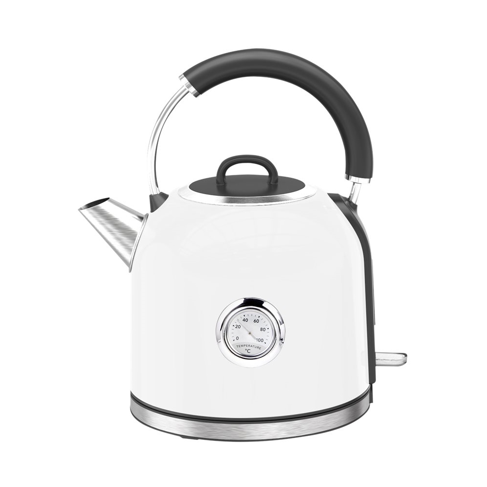 white retro kettle