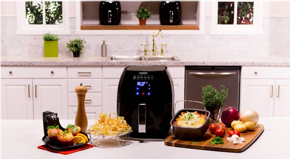 NuWave 36001 Brio 3 qt. Brio Digital Air Fryer - Black