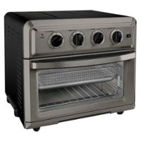 Cuisinart - Air Fryer Toaster Oven - Black Stainless - Front_Zoom