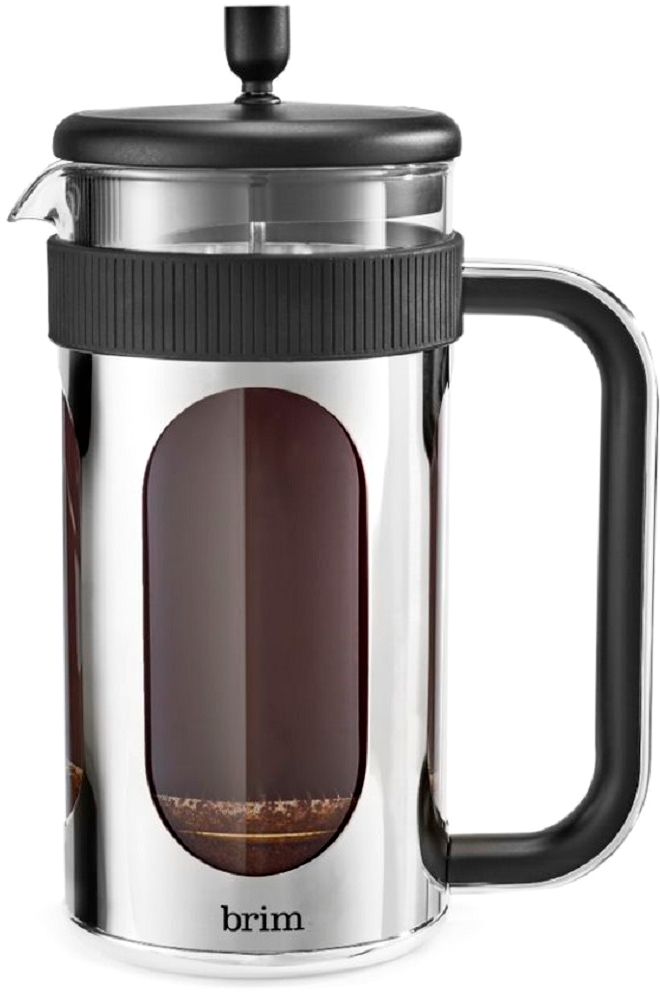 Brim - 8-Cup French Press Coffee Maker - Stainless Steel was $49.99 now $33.99 (32.0% off)