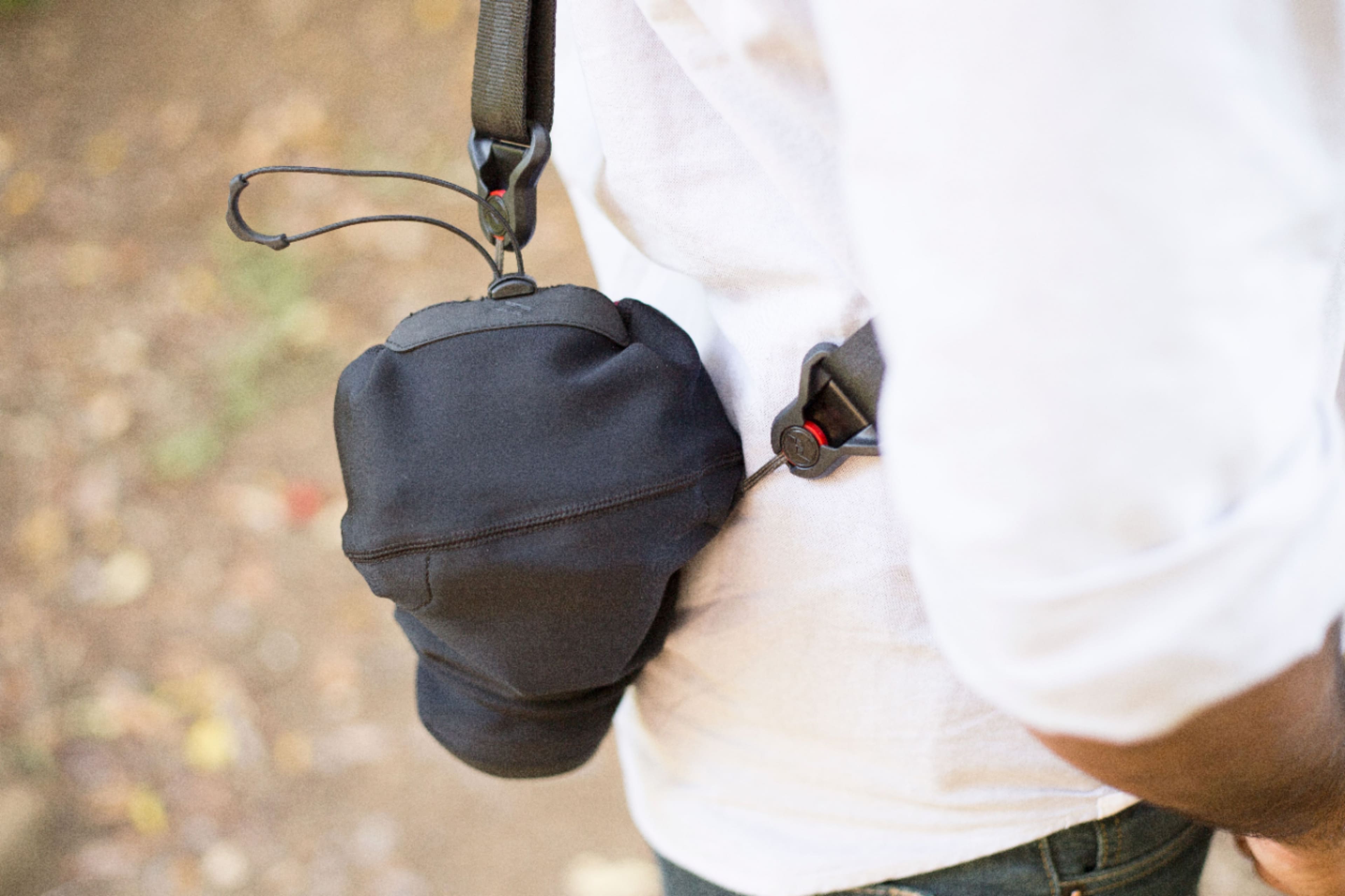 Alt View 17. Peak Design - Rain Shell M - Black.