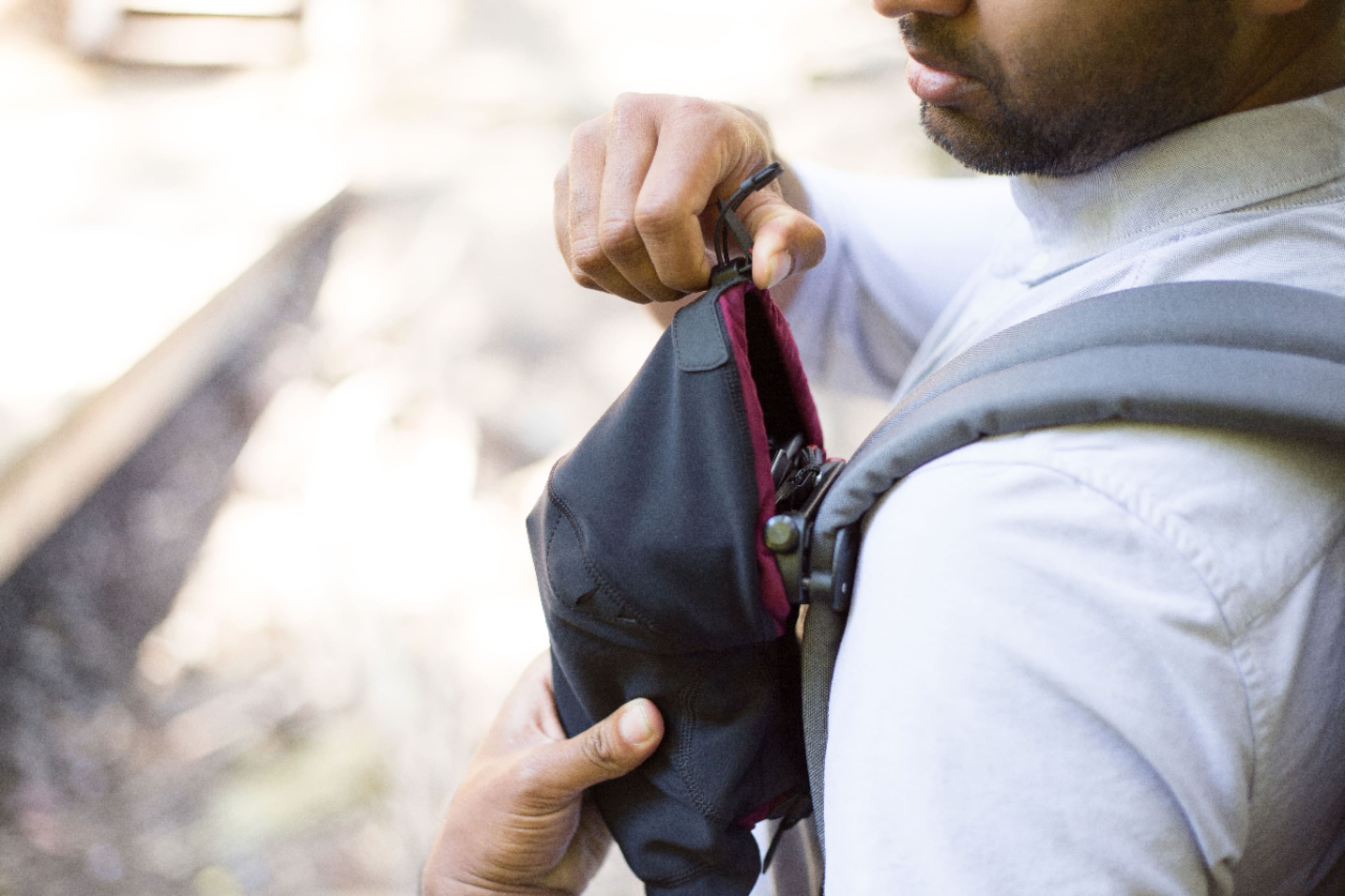 Alt View 18. Peak Design - Rain Shell M - Black.