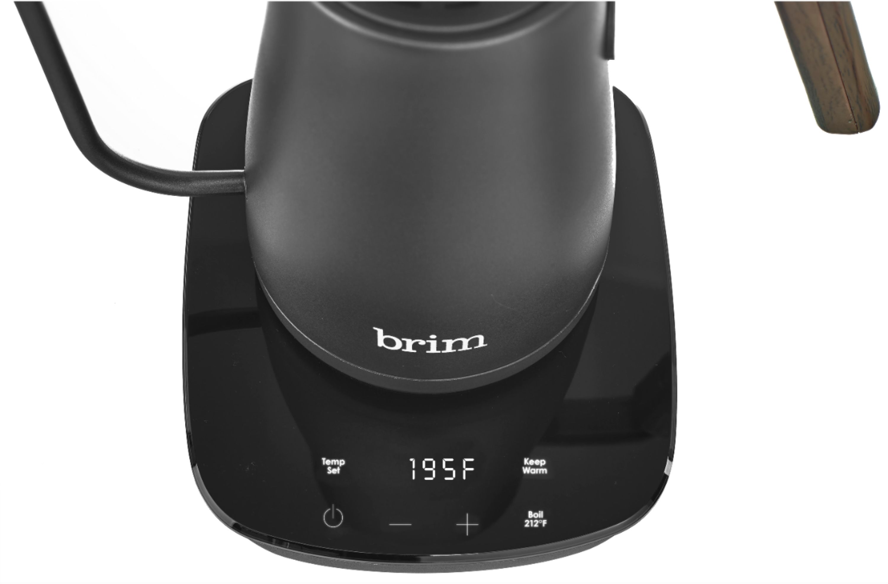 Best Buy: Brim 0.8L Precision Temperature & Perfect Pour Capacitive Gooseneck  Kettle Matte Black Stainless Steel ZZZ50020