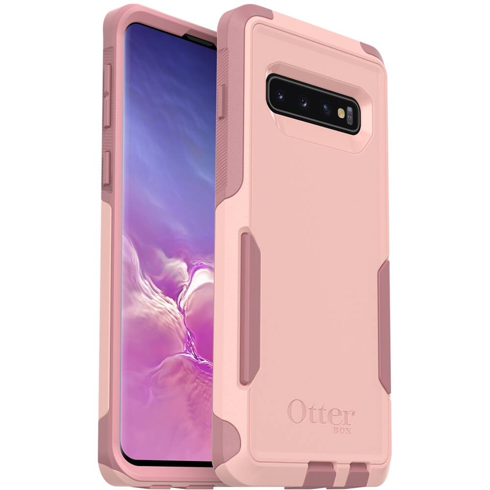 Alt View 15. OtterBox - Commuter Series Case for Samsung Galaxy S10 - Ballet Way Pink.