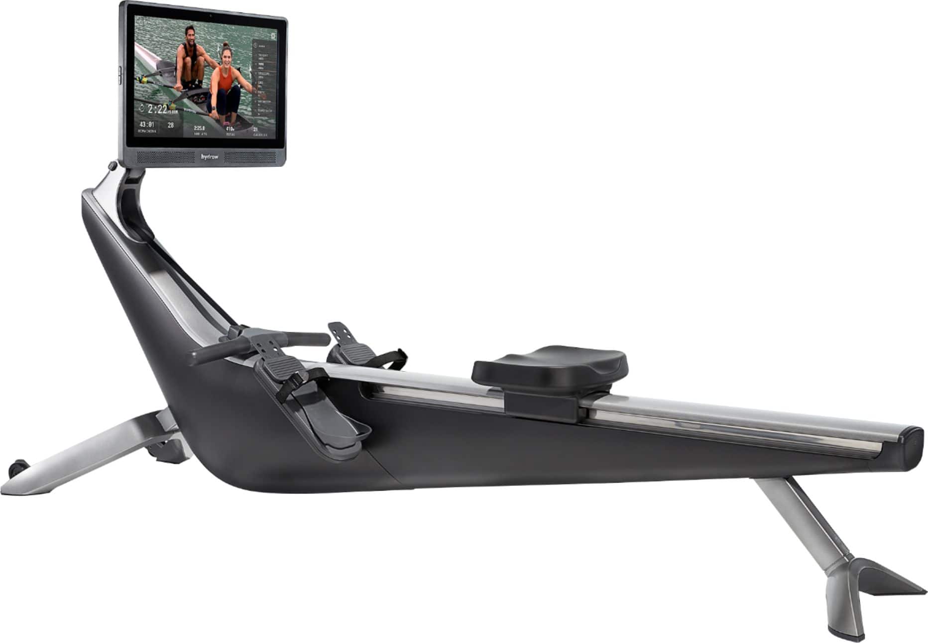Hydrow - Origin Rowing Machine - Silver - Left_Zoom