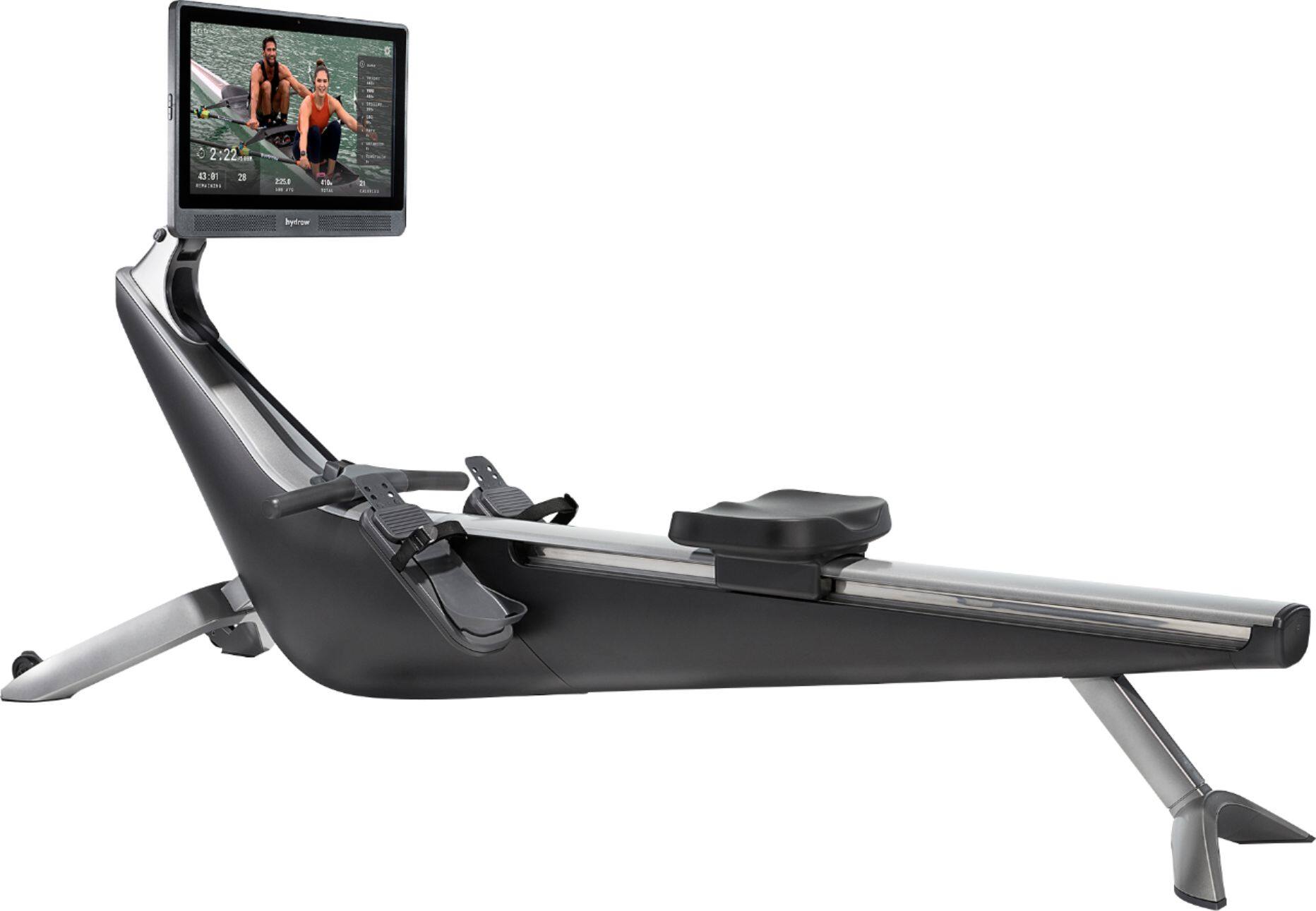 Left. Hydrow - Pro Rowing Machine - Silver.