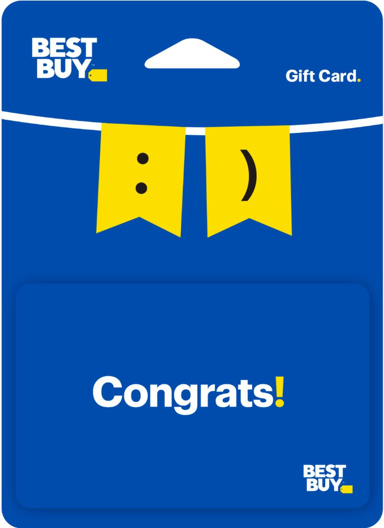 Front. Best Buy® - $30 GRADUATION GIFT CARD.