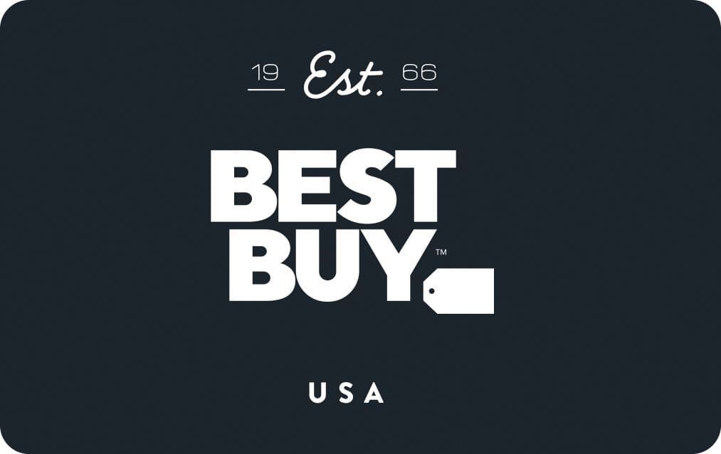 The corrected text is:
"19 Est. 66 BEST BUY USA"