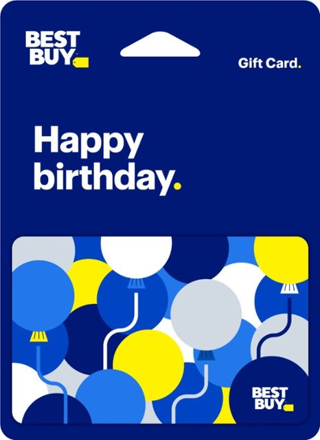 Front Zoom. Best Buy® - $15 Birthday balloons gift card.