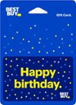 Front. Best Buy® - $75 Birthday Confetti Gift Card.