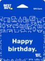 Front Zoom. Best Buy® - $15 Happy birthday icons gift card.
