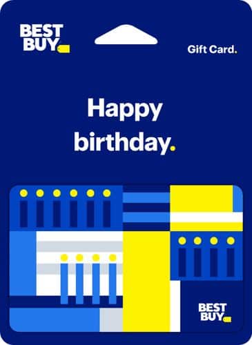 Best Buy® - $50 Happy Birthday Candles Gift Card-Front_Standard 