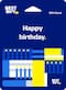 Best Buy® - $500 Happy Birthday Candles Gift Card-Front_Standard