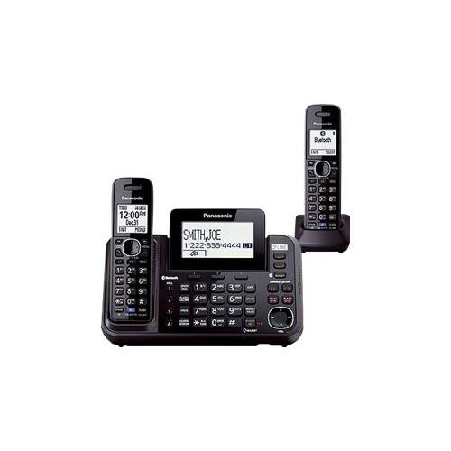 thumbnail image 2 of Panasonic DECT 6.0 Cordless Phone System - 3 Handsets With Answering Machine & Call Block 2 of 14