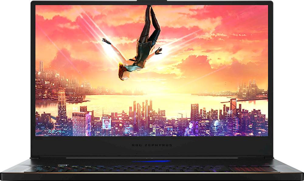 ASUS - ROG Zephyrus S GX701 17.3" Gaming Laptop - Intel Core i7 - 16GB Memory - NVIDIA GeForce RTX 2070 - 1TB Solid State Drive - Metalic Black