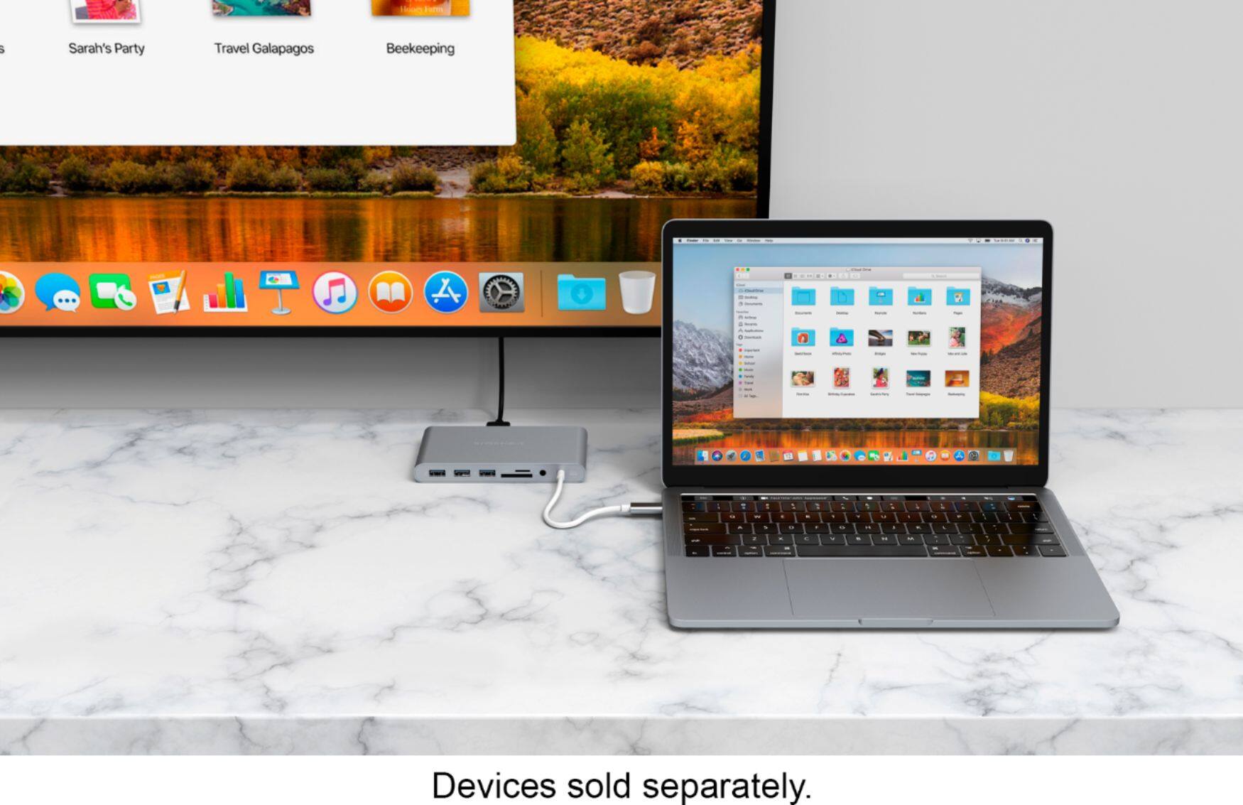 Alt View 16. Hyper - HyperDrive Ultimate 11-Port Universal USB-C Hub - USB-C Docking Station for Laptops - Space Gray.
