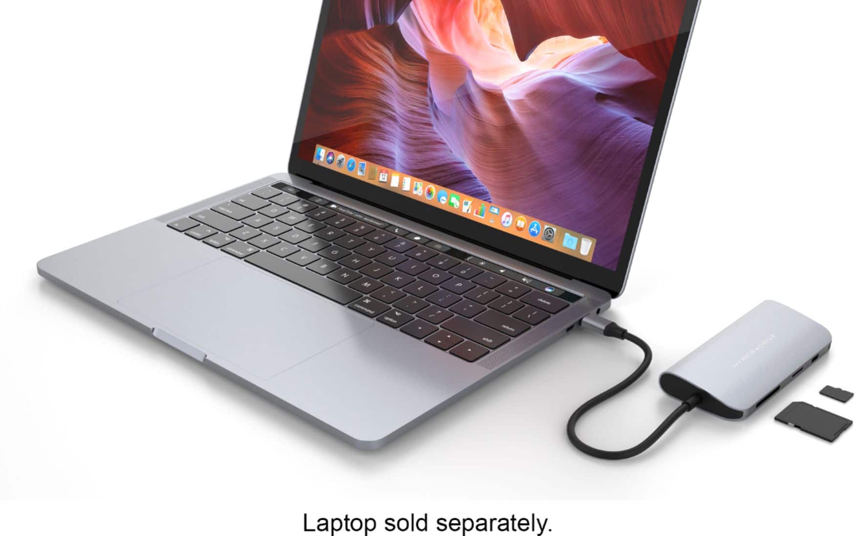 Alt View 22. Hyper - HyperDrive 9-in-1 USB-C Hub - Space Gray.