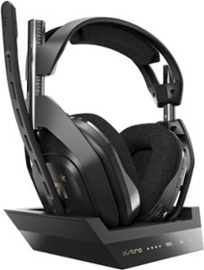 Astro Gaming - A50 Wireless Dolby Atmos Over-the-Ear Gaming Headset for Xbox Series X|S, Xbox One, and PC with Base Station - Black