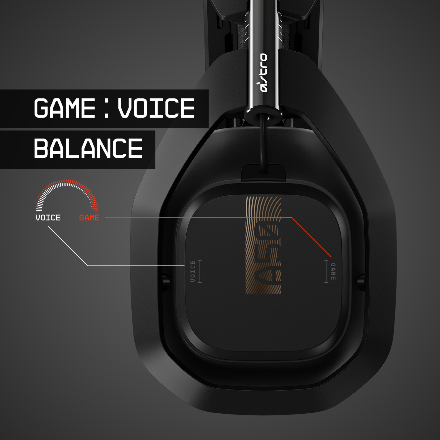 Left View: Astro Gaming - A50 Gen 4 Wireless Gaming Headset for Xbox One, Xbox Series X|S, and PC - Black