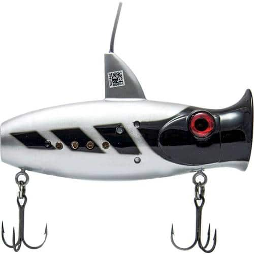 Rent to own Eco-Popper - Digital Fishing Lure with Wireless Underwater Live Video Camera - Silver