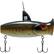 Front. Eco-Popper - Digital Fishing Lure with Wireless Underwater Live Video Camera - Gold/Black.