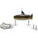 Alt View 16. Eco-Popper - Digital Fishing Lure with Wireless Underwater Live Video Camera - Gold/Black.